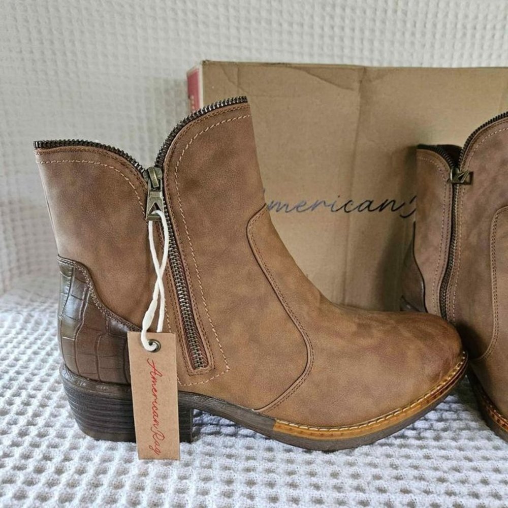 American Rag Vegan Leather Boots.  Size 11.  Never Worn.